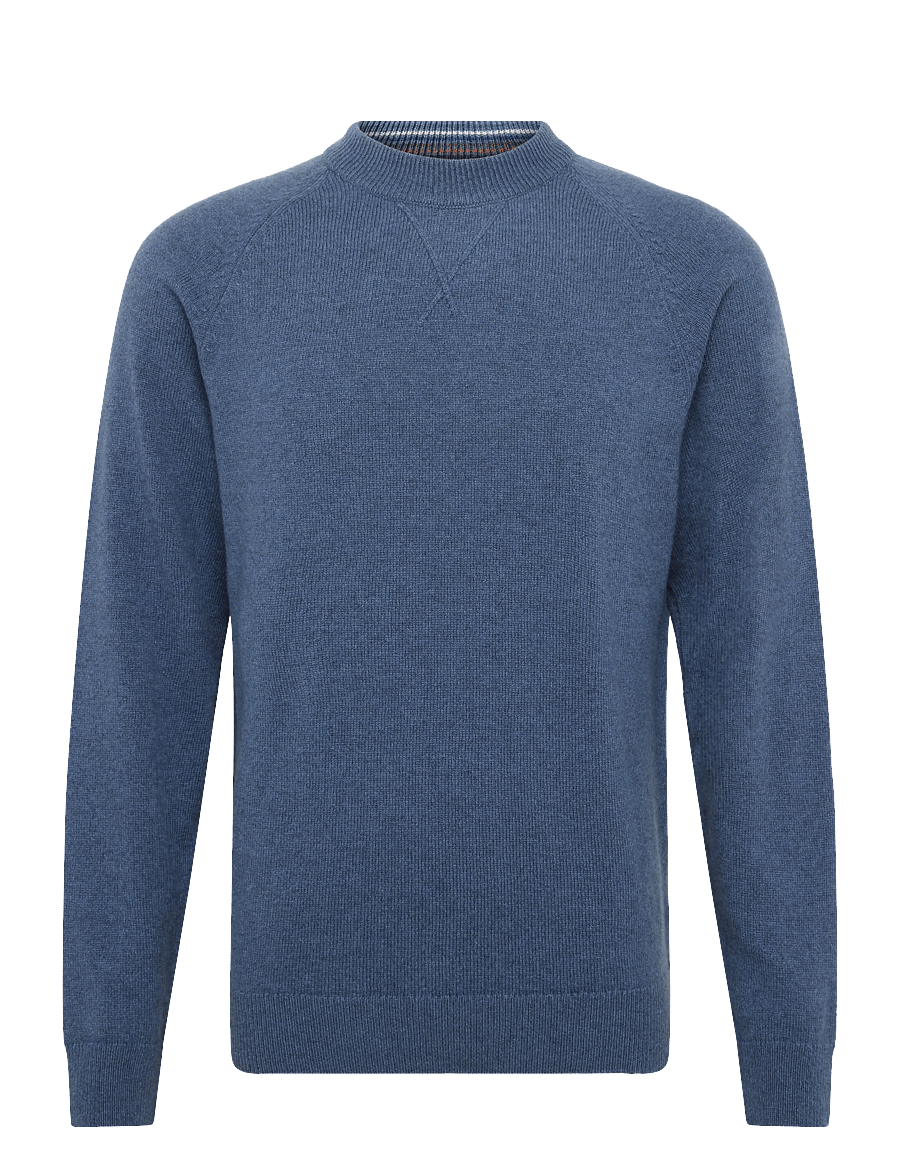 PS Paul Smith - MENS SWEATER CREW NECK - round necks - indigo - 0