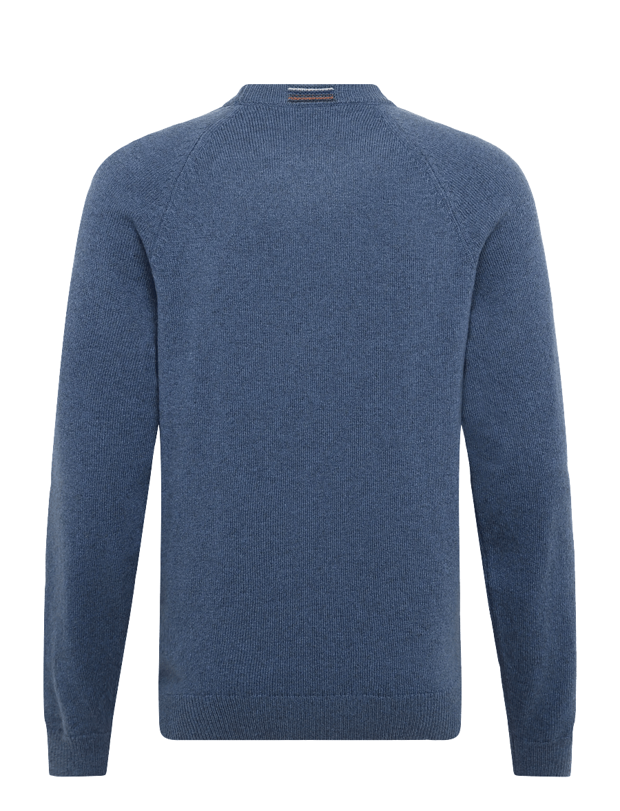 PS Paul Smith - MENS SWEATER CREW NECK - round necks - indigo - 1