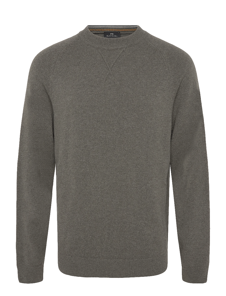 PS Paul Smith - MENS SWEATER CREW NECK - rundhalsad - lt greyish green - 0