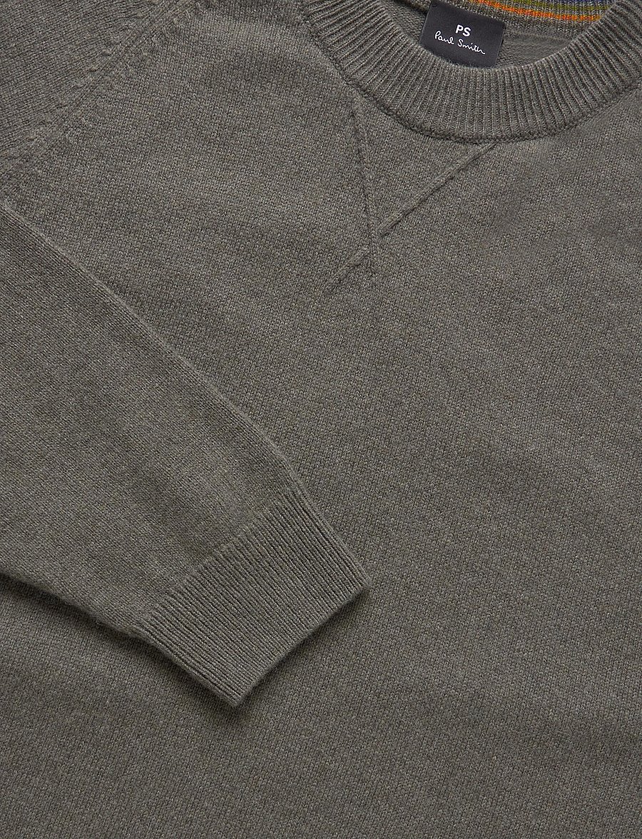PS Paul Smith - MENS SWEATER CREW NECK - rundhalsad - lt greyish green - 2