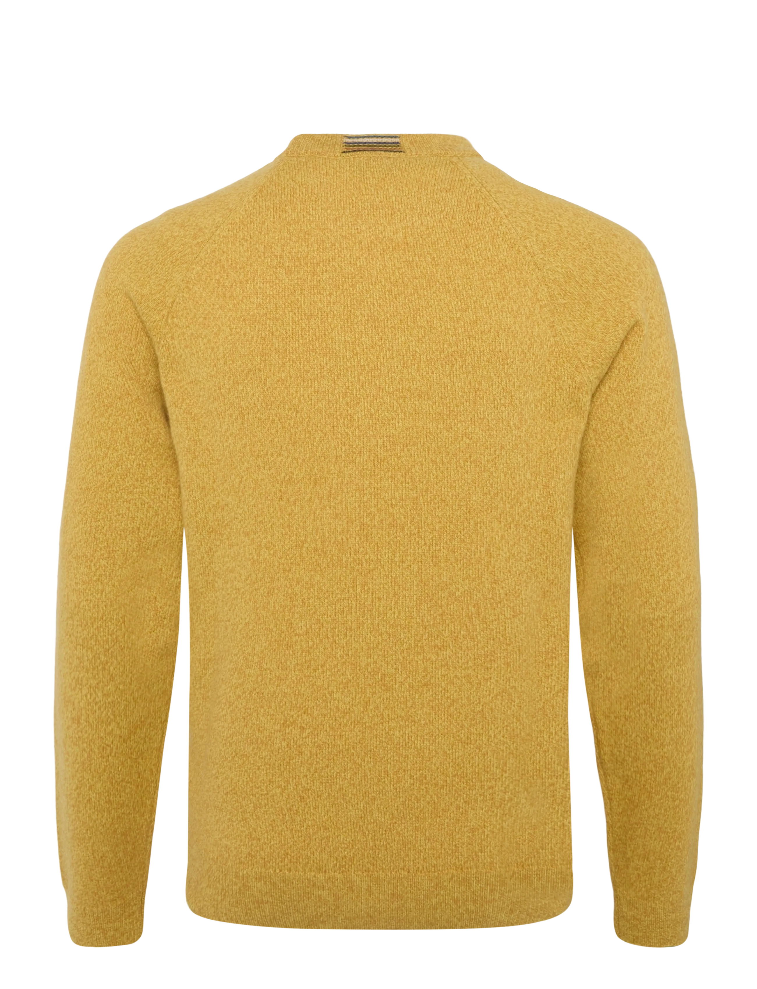 PS Paul Smith - MENS SWEATER CREW NECK - round necks - ochre yellow - 1
