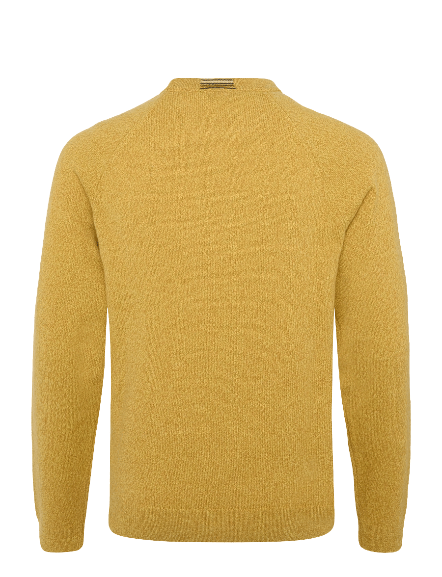PS Paul Smith - MENS SWEATER CREW NECK - round necks - ochre yellow - 1