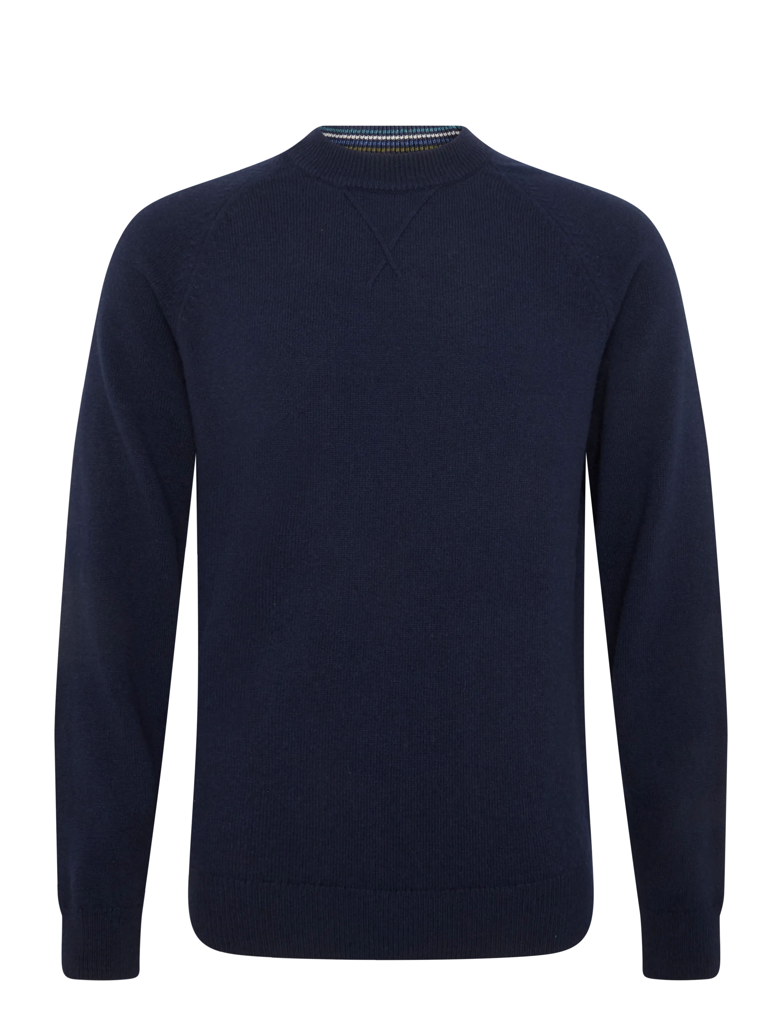 PS Paul Smith Mens Sweater Crew Neck, Herren, Rundhals Pullover, Marineblau, Gr.M