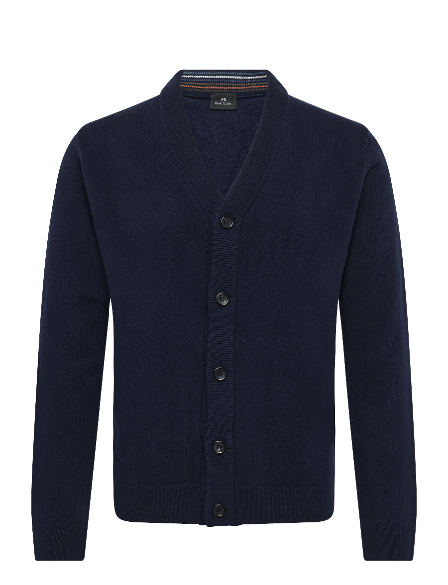 PS Paul Smith - MENS CARDIGAN BUTTON THRU - strickjacken - very dark navy - 0