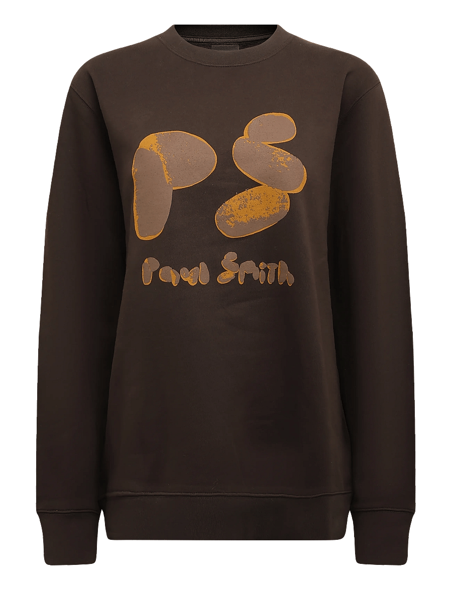 PS Paul Smith - MENS REG FIT SWEATSHIRT PS - dressipluusid - 69_dark brown - 0