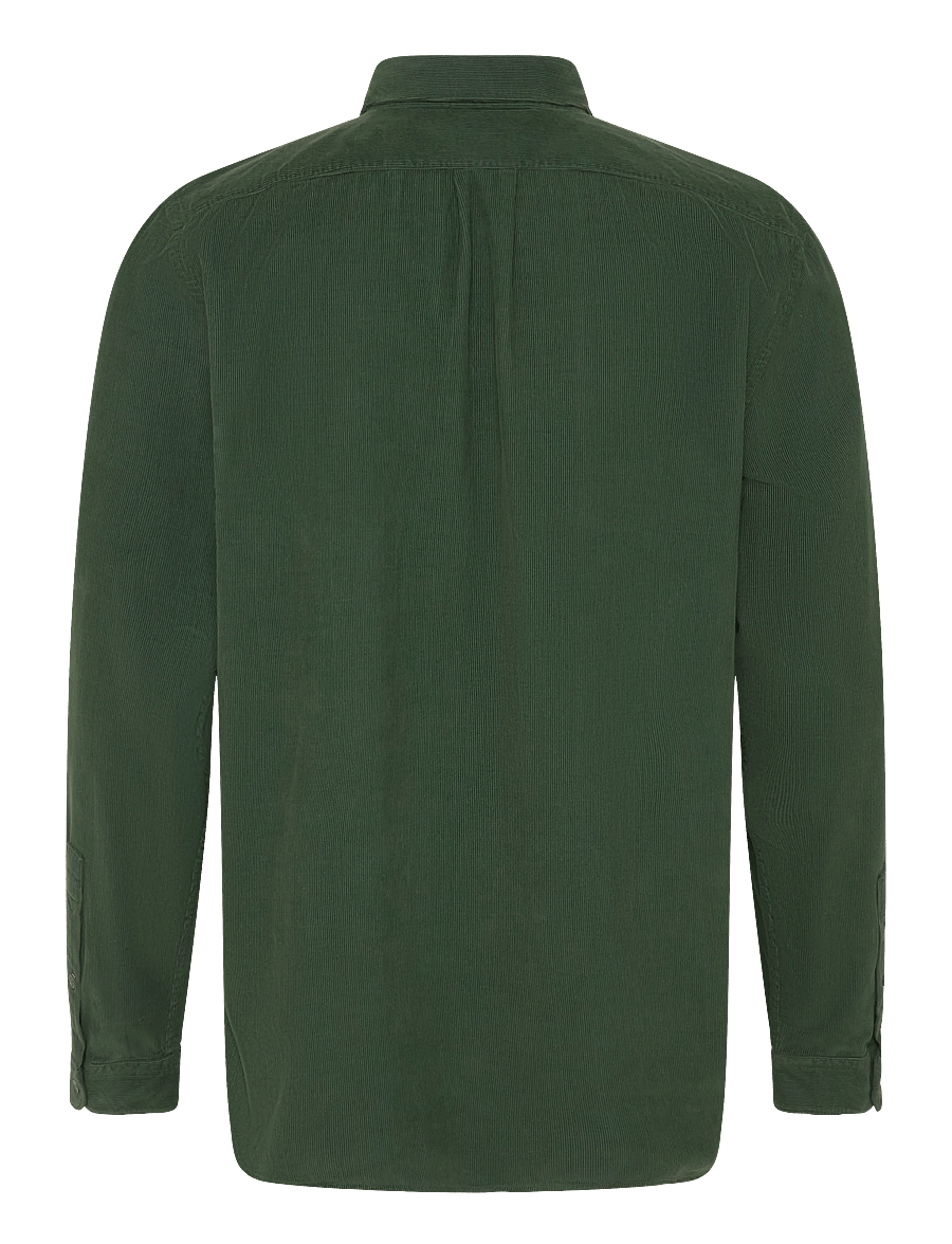 PS Paul Smith - MENS LS REGULAR FIT SHIRT BD - corduroy shirts - bottle green - 1
