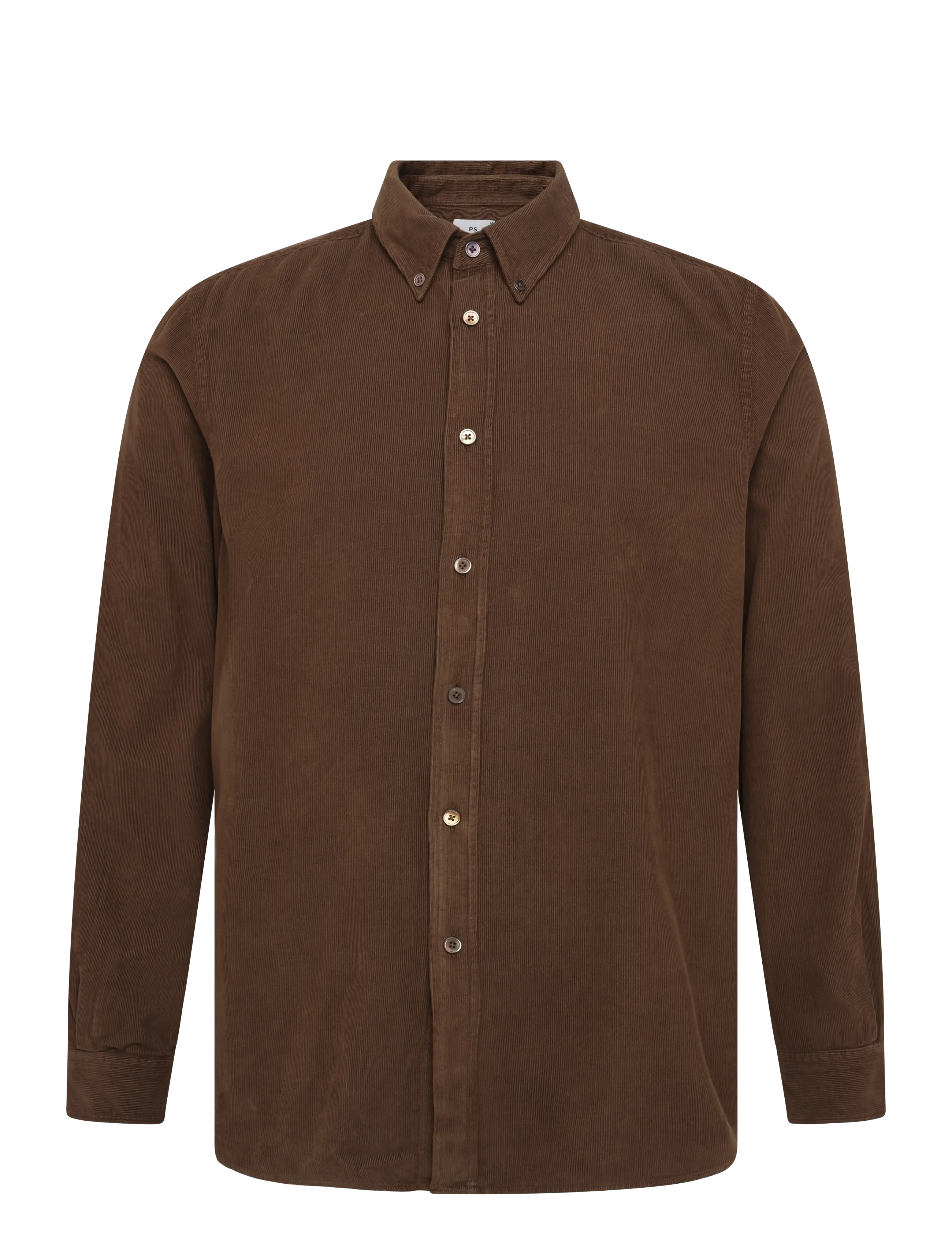 PS Paul Smith MENS  LS REGULAR  FIT SHIRT BD - Casual Hemden - BROWN / brown
