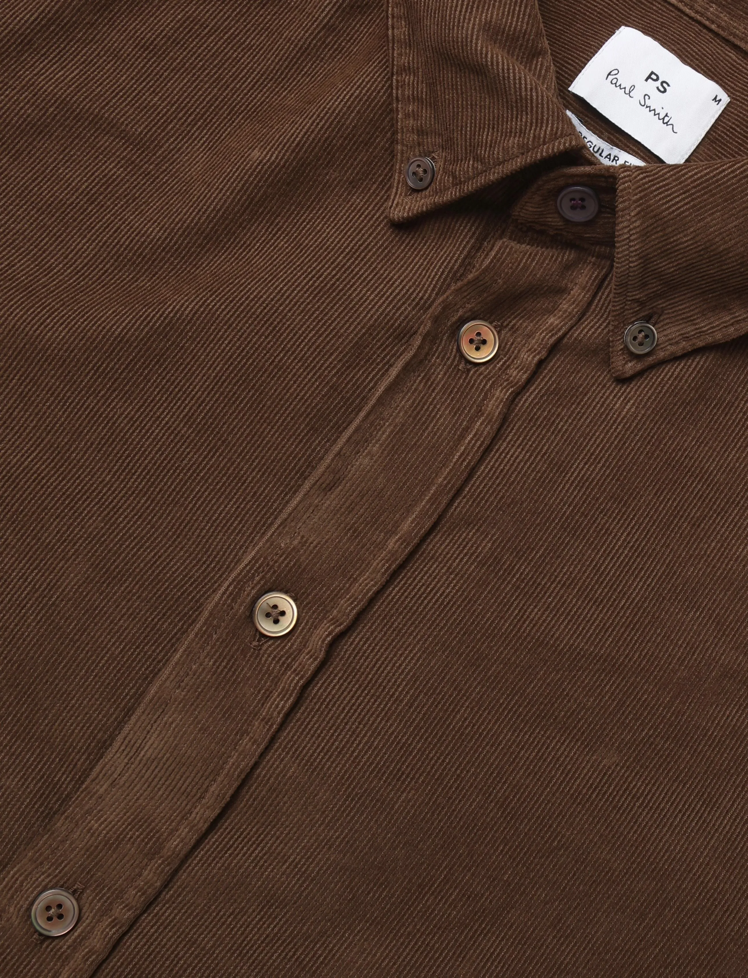 PS Paul Smith - MENS  LS REGULAR  FIT SHIRT BD - casual hemden - brown - 2