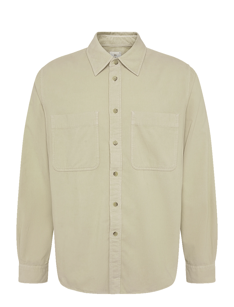PS Paul Smith - MENS LS REGULAR FIT SHIRT BD - manchesterskjortor - light beige - 0