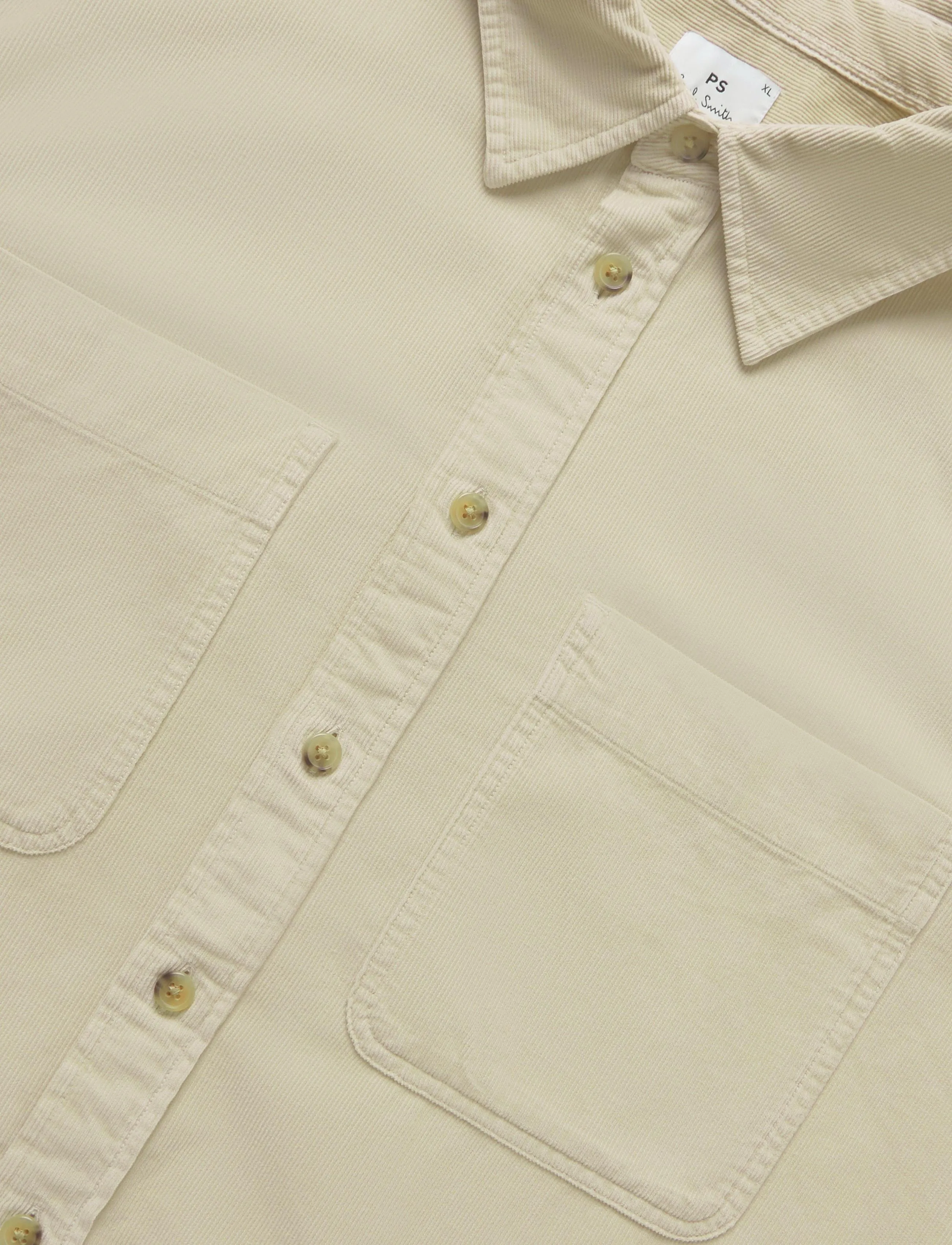 PS Paul Smith - MENS  LS REGULAR  FIT SHIRT BD - manchesterskjortor - light beige - 2