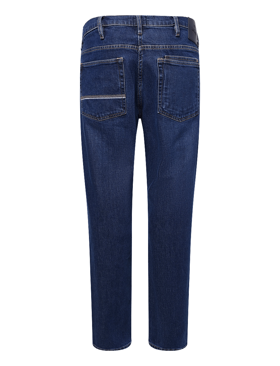 PS Paul Smith - MENS RELAXED TAPER FIT JEAN - schmal zulaufende jeans - dk_colour wash - 1