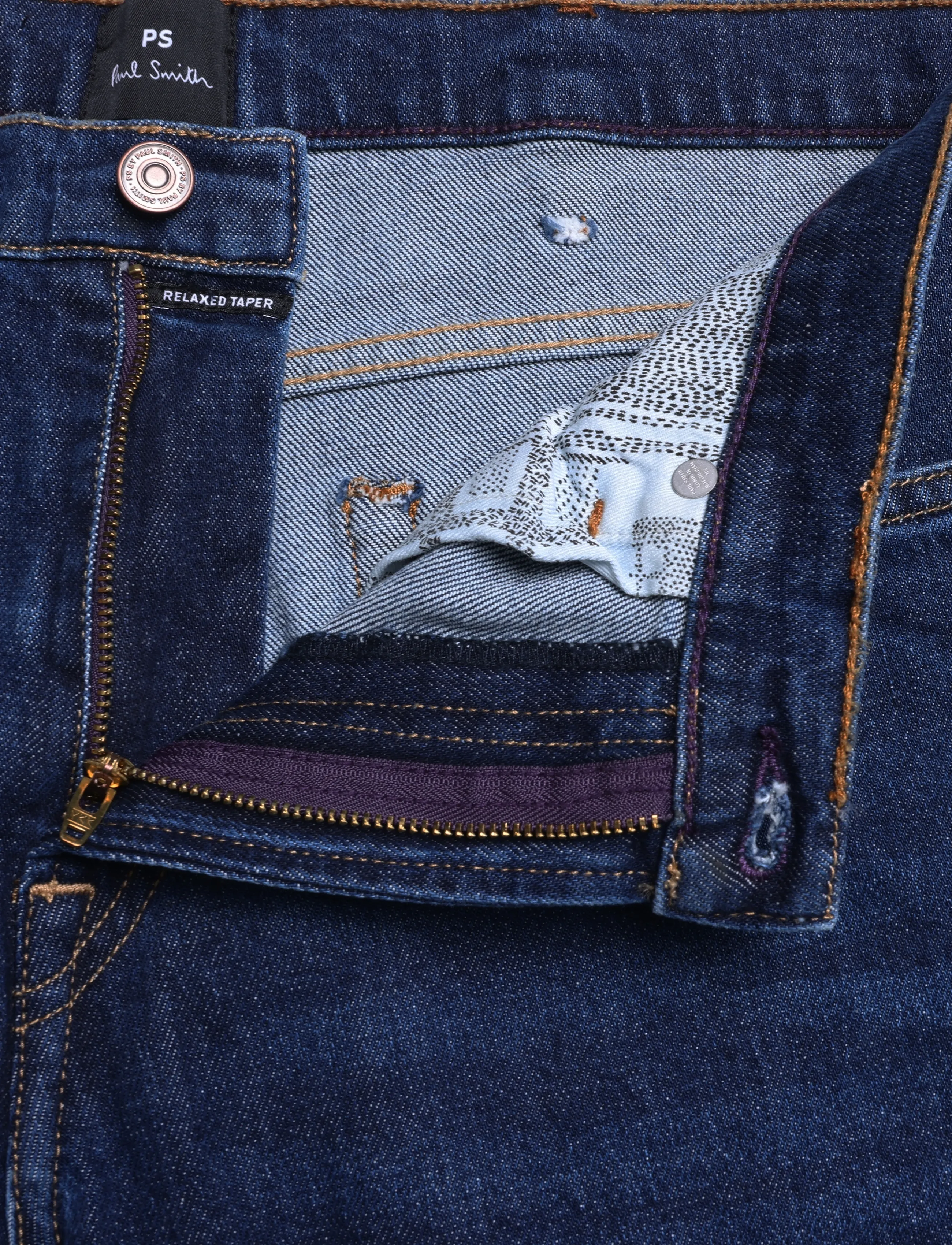 PS Paul Smith - MENS RELAXED  TAPER FIT JEAN - schmal zulaufende jeans - dk_colour wash - 3