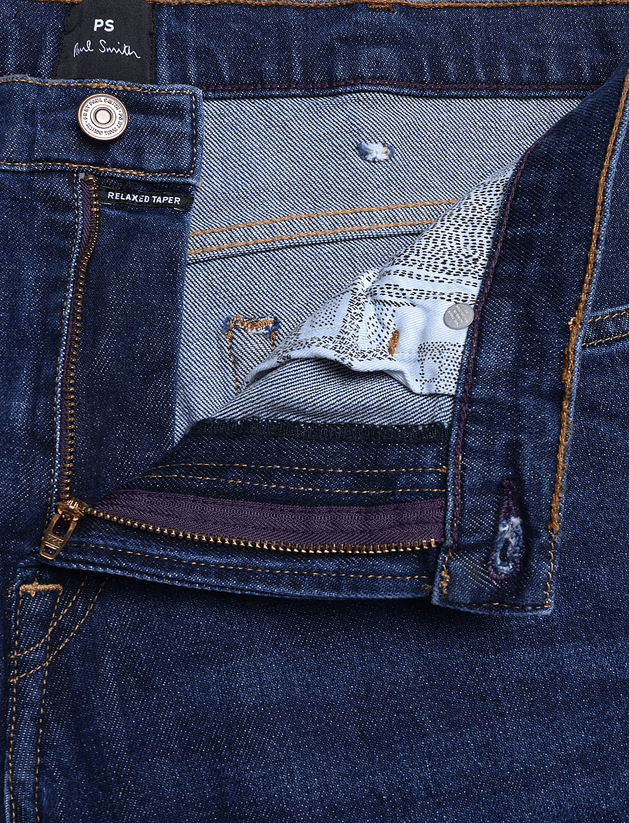 PS Paul Smith - MENS RELAXED TAPER FIT JEAN - schmal zulaufende jeans - dk_colour wash - 3