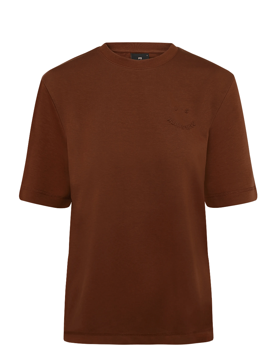 PS Paul Smith - MENS SS CASUAL FIT T SHIRT - lühikeste varrukatega t-särgid - 28_burgundy/ borde - 0