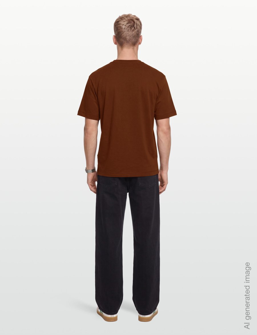 PS Paul Smith - MENS SS CASUAL FIT T SHIRT - kortærmede t-shirts - 28_burgundy/ borde - 4