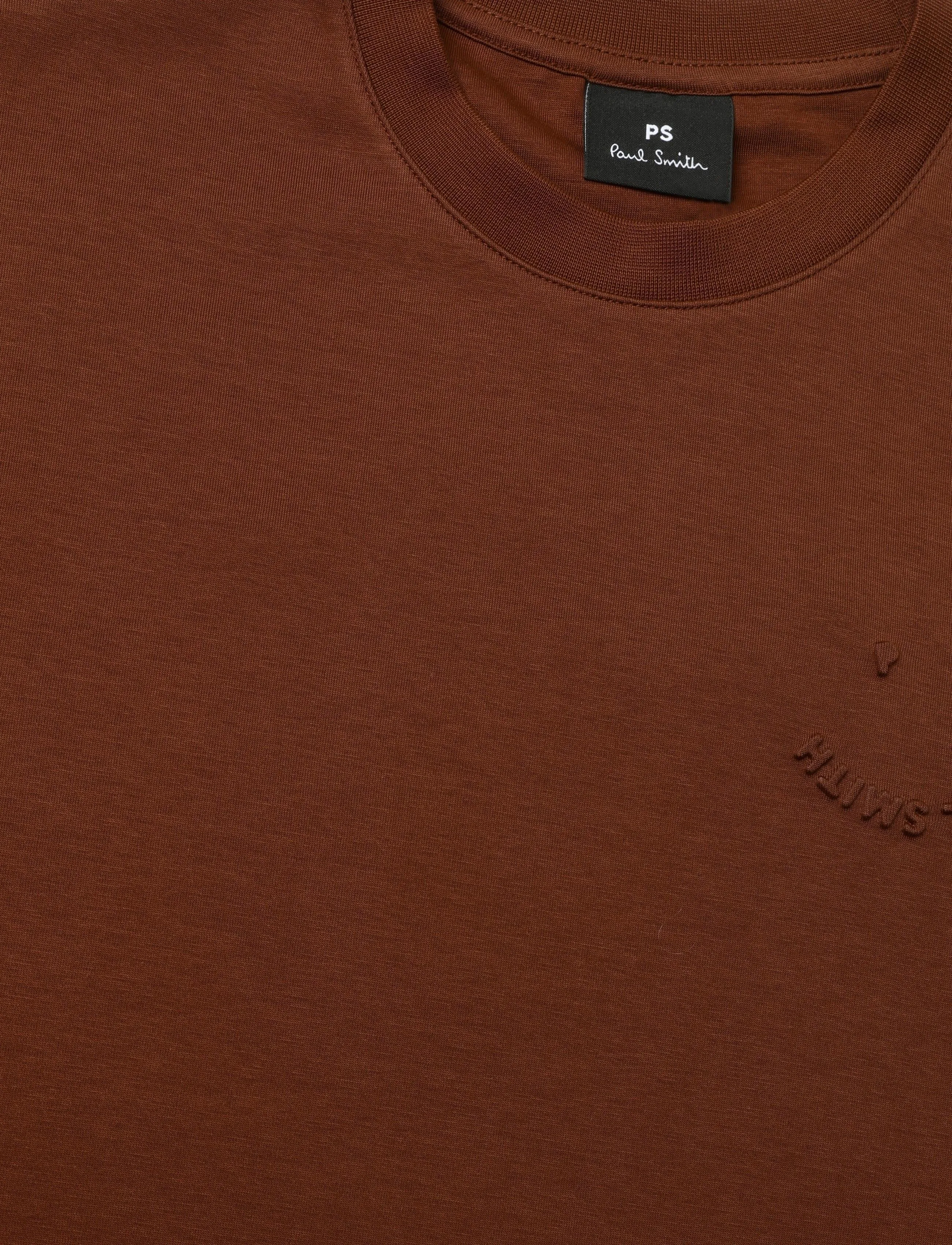 PS Paul Smith - MENS  SS CASUAL FIT T SHIRT - lühikeste varrukatega t-särgid - 28_burgundy/ borde - 2
