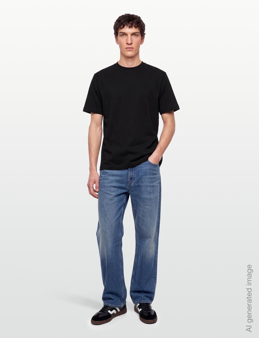 PS Paul Smith - MENS SS CASUAL FIT T SHIRT - kurzärmelige t-shirts - black - 0