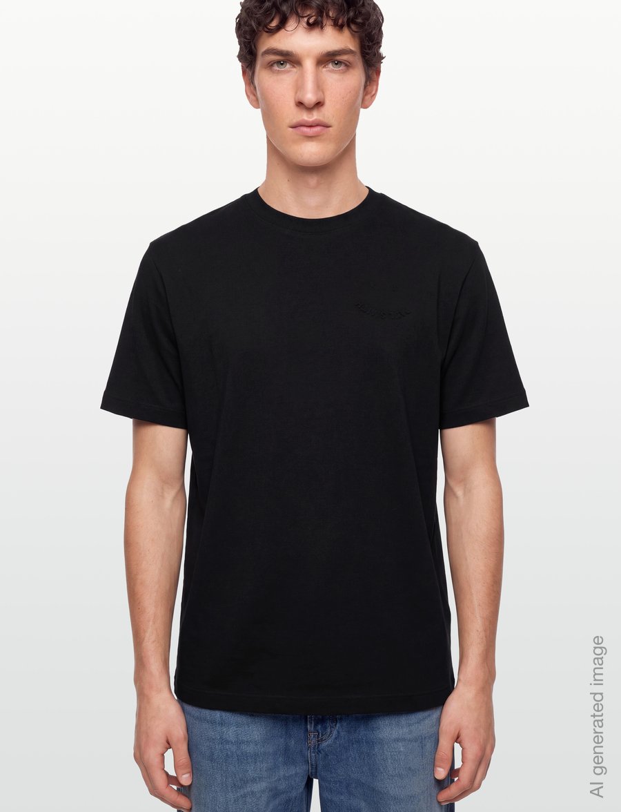 PS Paul Smith - MENS SS CASUAL FIT T SHIRT - kurzärmelige t-shirts - black - 3