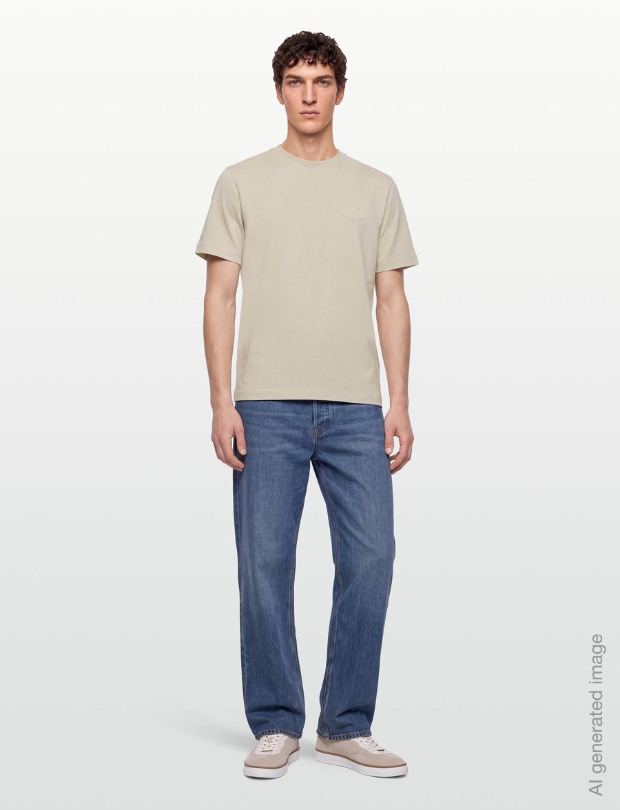 PS Paul Smith - MENS SS CASUAL FIT T SHIRT - lühikeste varrukatega t-särgid - off white - 0