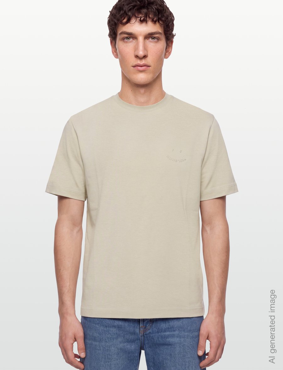 PS Paul Smith - MENS SS CASUAL FIT T SHIRT - lühikeste varrukatega t-särgid - off white - 3