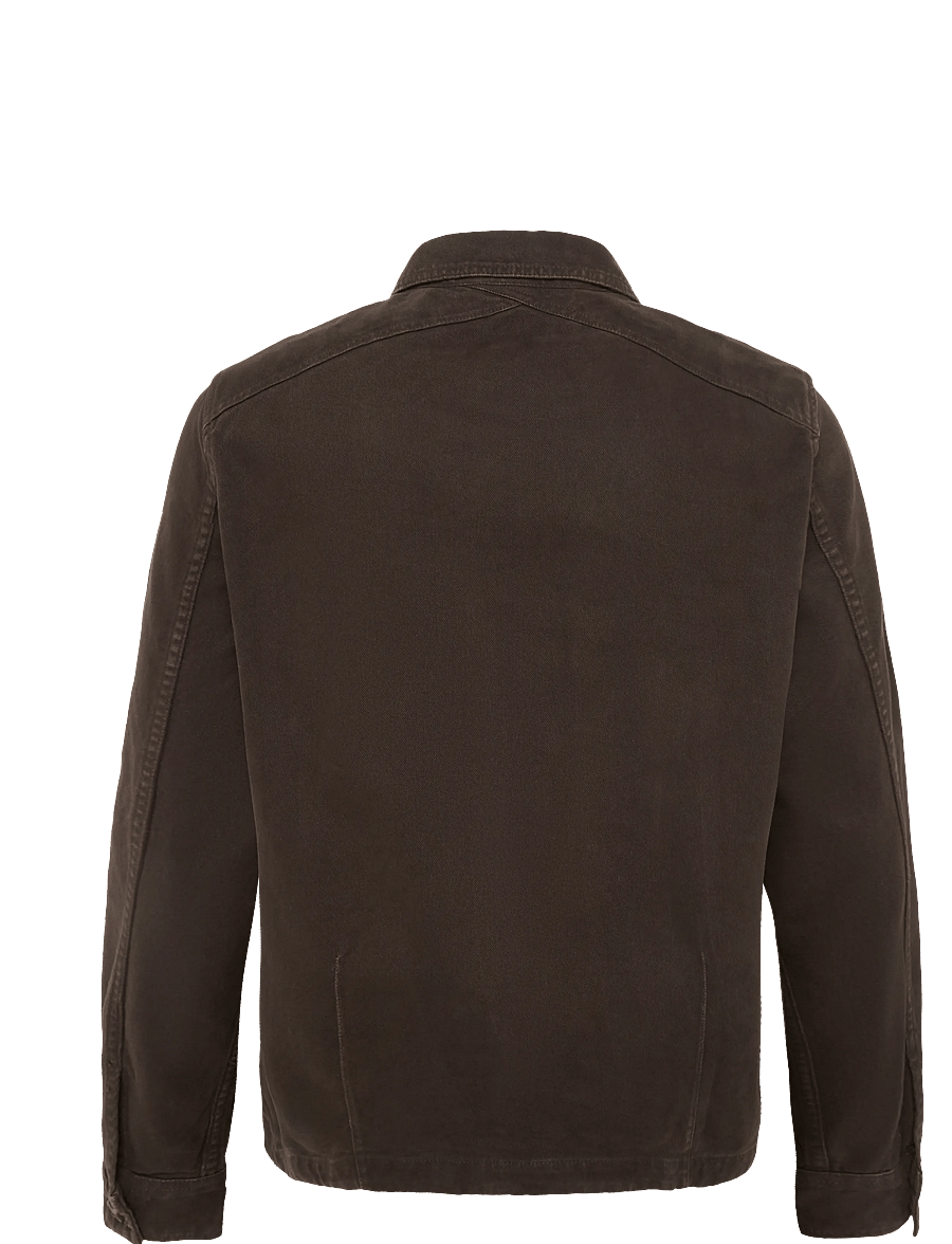PS Paul Smith - MENS MILITARY OVERSHIRT JKT - Überhemden - dark brown - 1
