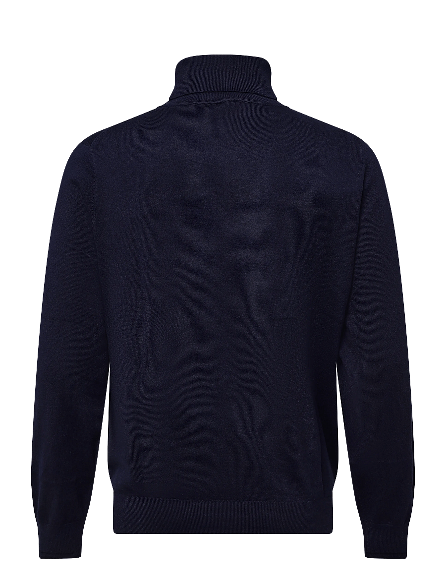 PS Paul Smith - MENS SWEATER ROLL NECK ZEB BAD - kõrge kaelusega - 49_very dark navy - 1