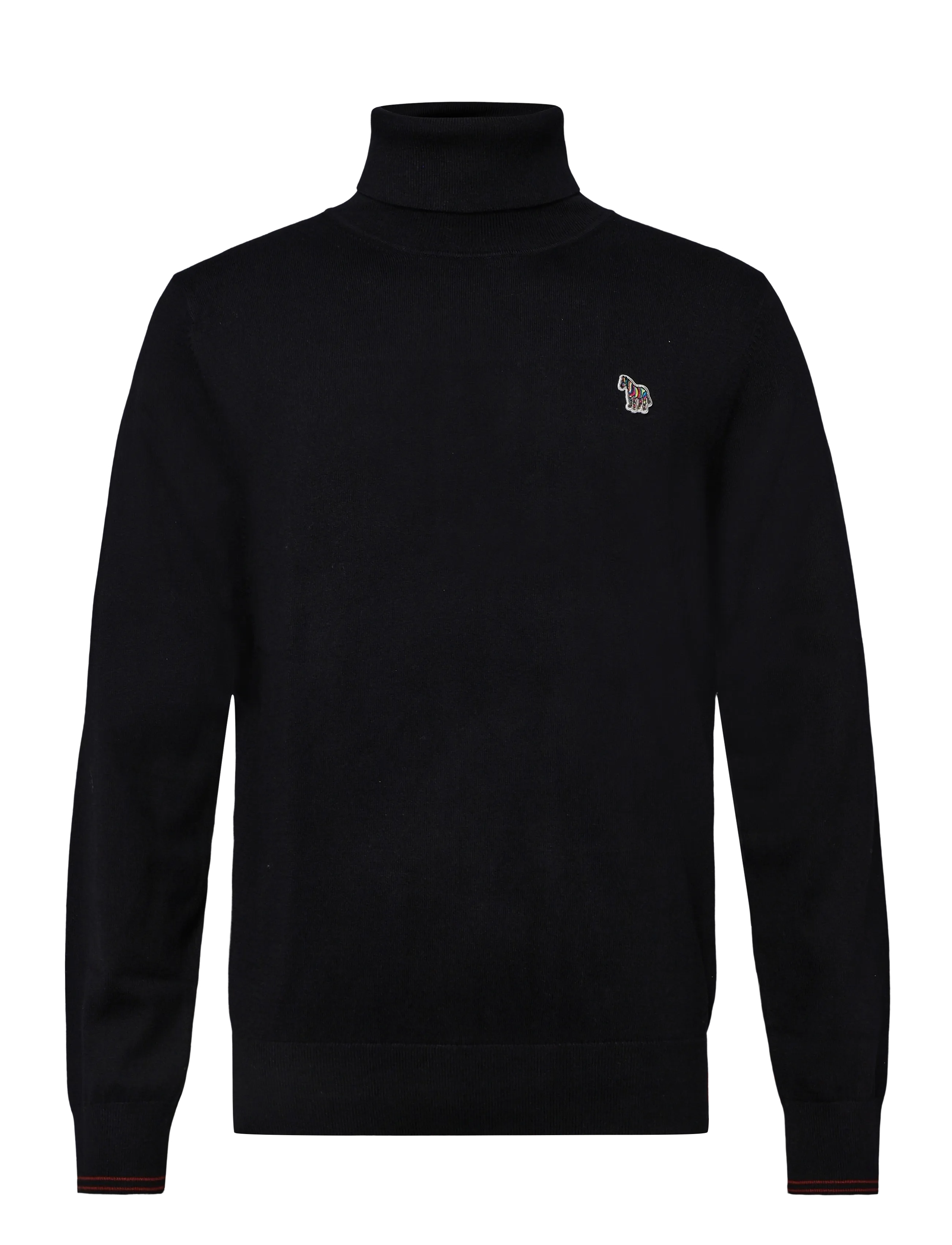 PS Paul Smith MENS SWEATER ROLL NECK ZEB BAD - Riided - 79_BLACK / black