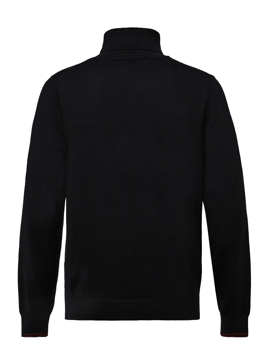 PS Paul Smith - MENS SWEATER ROLL NECK ZEB BAD - kõrge kaelusega - 79_black - 1