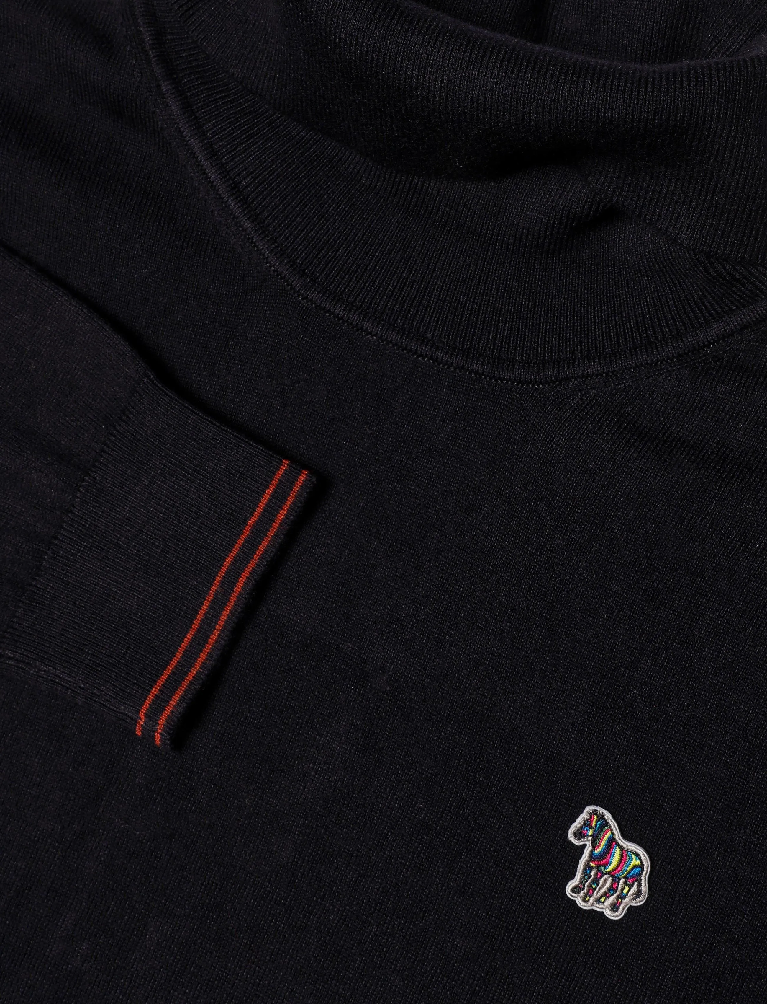 PS Paul Smith - MENS SWEATER ROLL NECK ZEB BAD - kõrge kaelusega - 79_black - 2