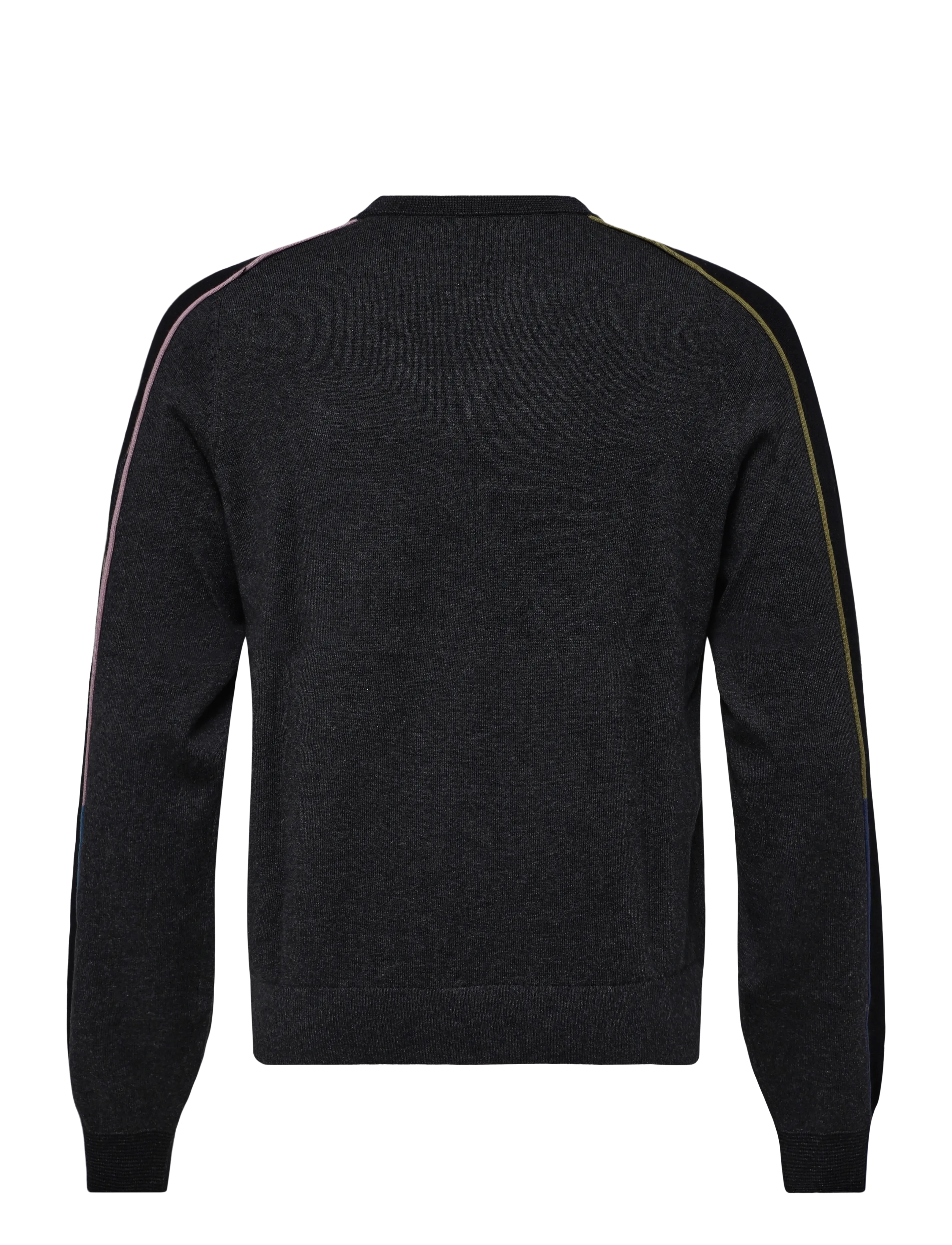 PS Paul Smith - MENS SWEATER CREW NECK - kringlótt hálsmál  - black melange - 2