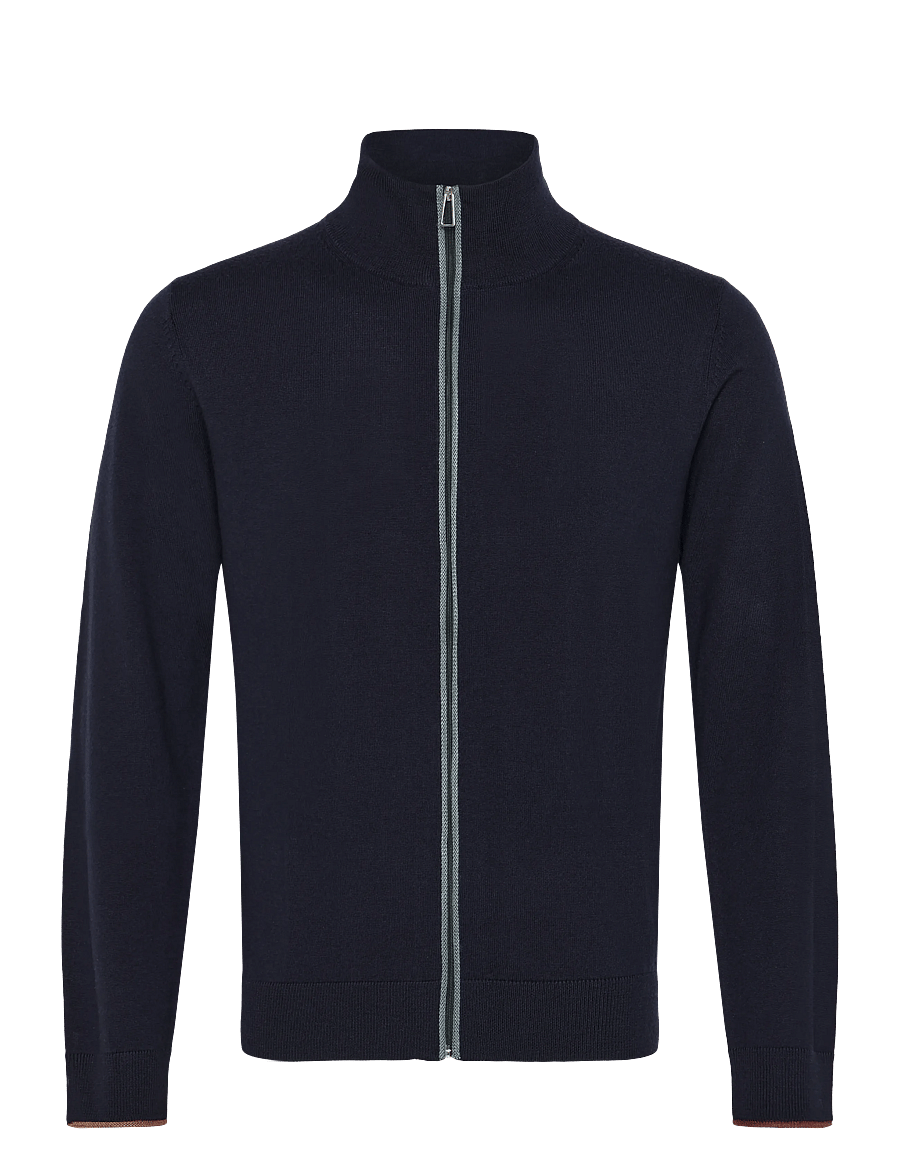 PS Paul Smith - MENS CARDIGAN ZIP THRU - lukuga džemprid - 49_very dark navy - 0