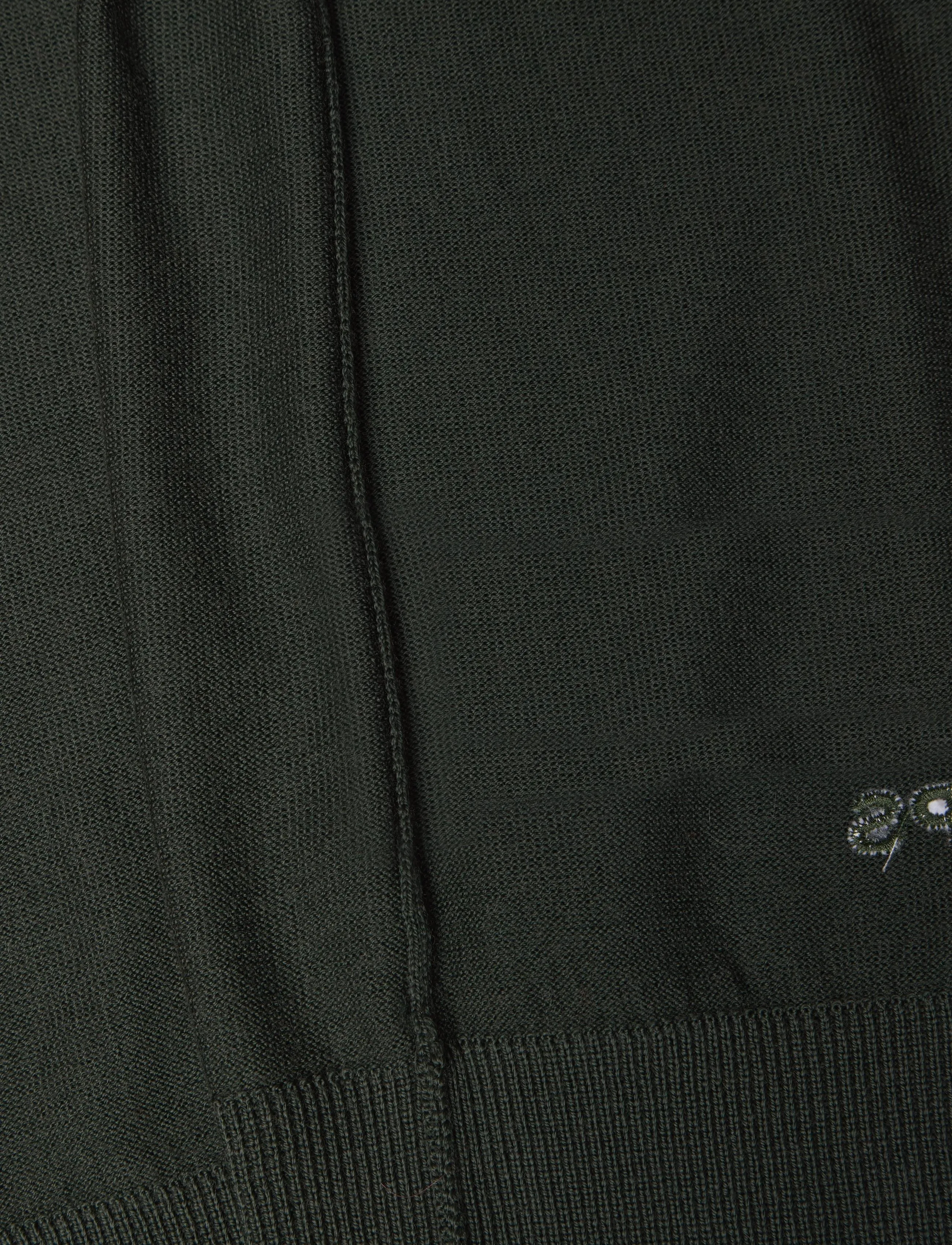 PS Paul Smith - MENS CARDIGAN ZIP THRU - pullover mit durchgehendem reißverschluss - bottle green - 4