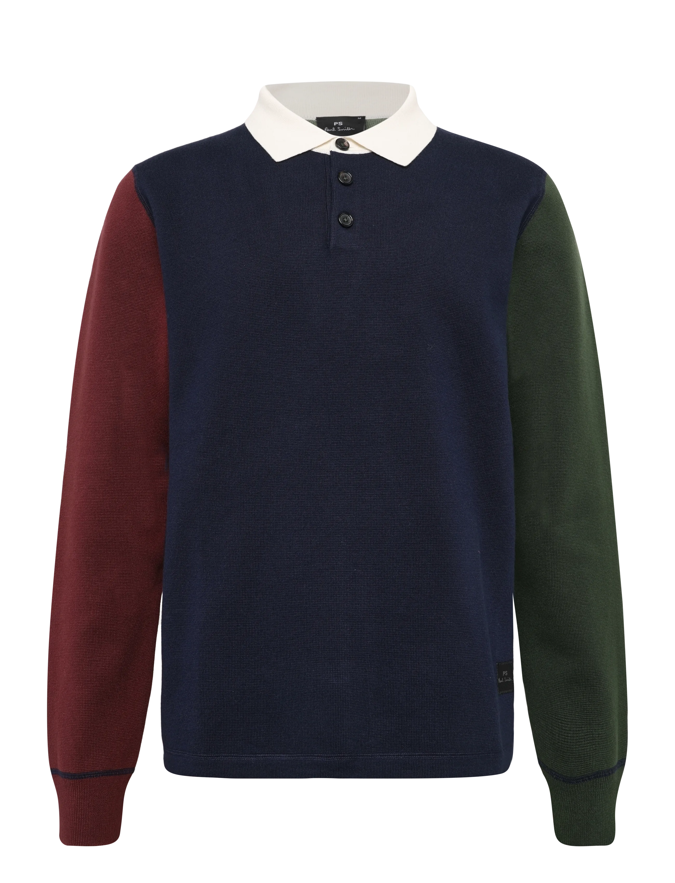 PS Paul Smith MENS SWEATER LS POLO - Shop by occasion - VERY DARK NAVY / navy
