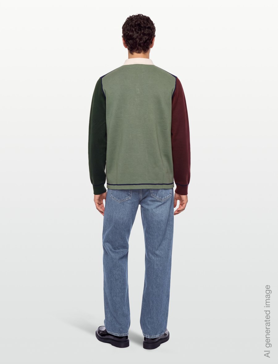 PS Paul Smith - MENS SWEATER LS POLO - langärmelige strick-polohemden - very dark navy - 4