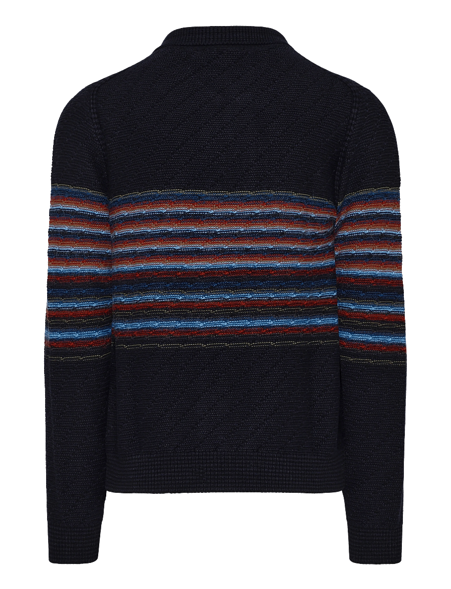 PS Paul Smith - MENS CARDIGAN ZIP THRU - kardiganid - 49_very dark navy - 2