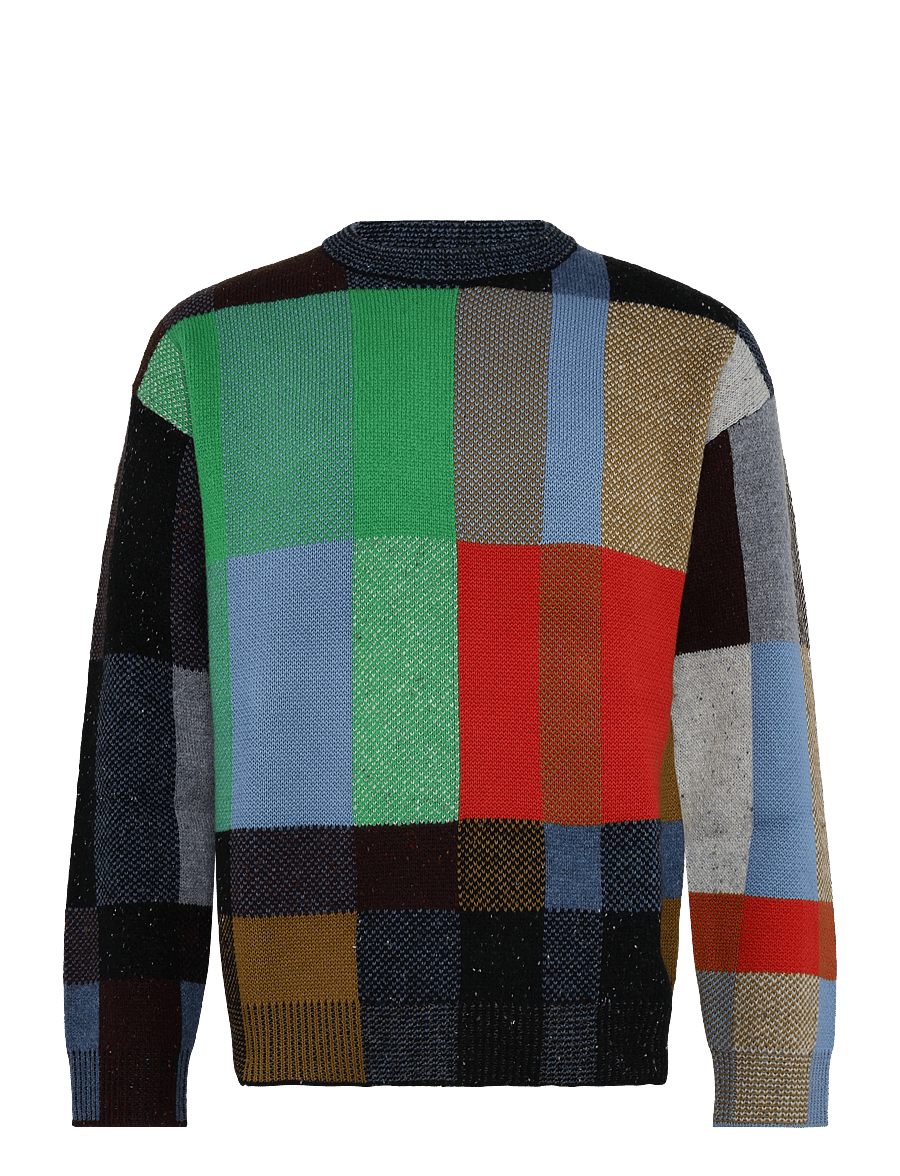 Paul Smith - MENS SWEATER CREW NECK - Ümara kaelusega - 92_multi coloured - 0