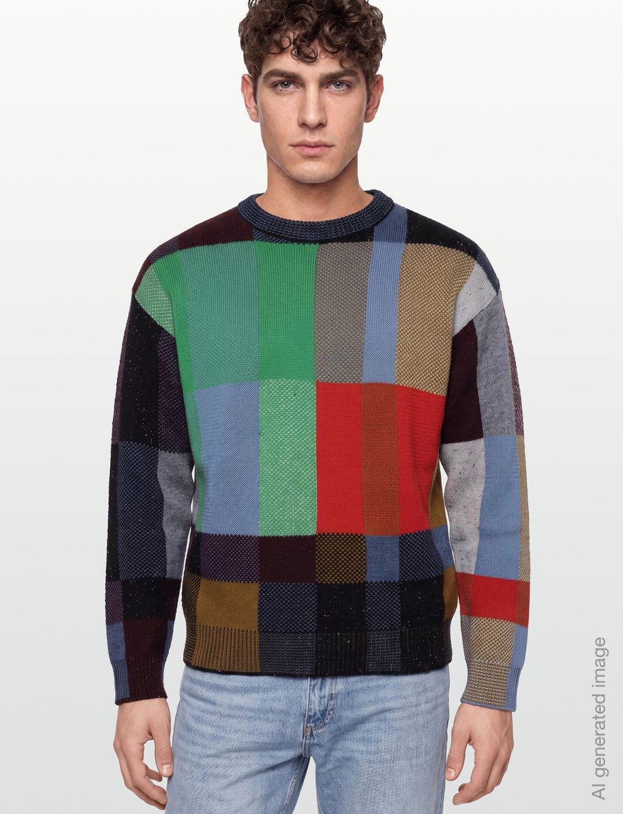 PS Paul Smith - MENS SWEATER CREW NECK - rundhals - 92_multi coloured - 3
