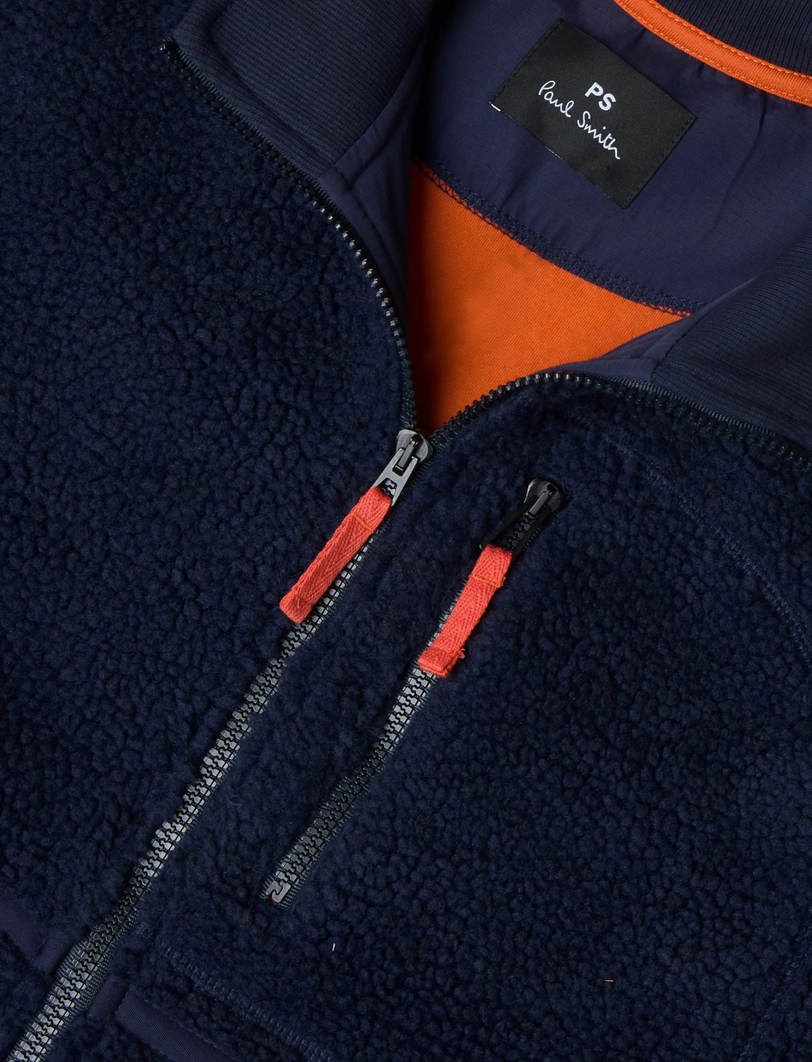 PS Paul Smith - MENS ZIP FLEECE JACKET - very dark navy - 2
