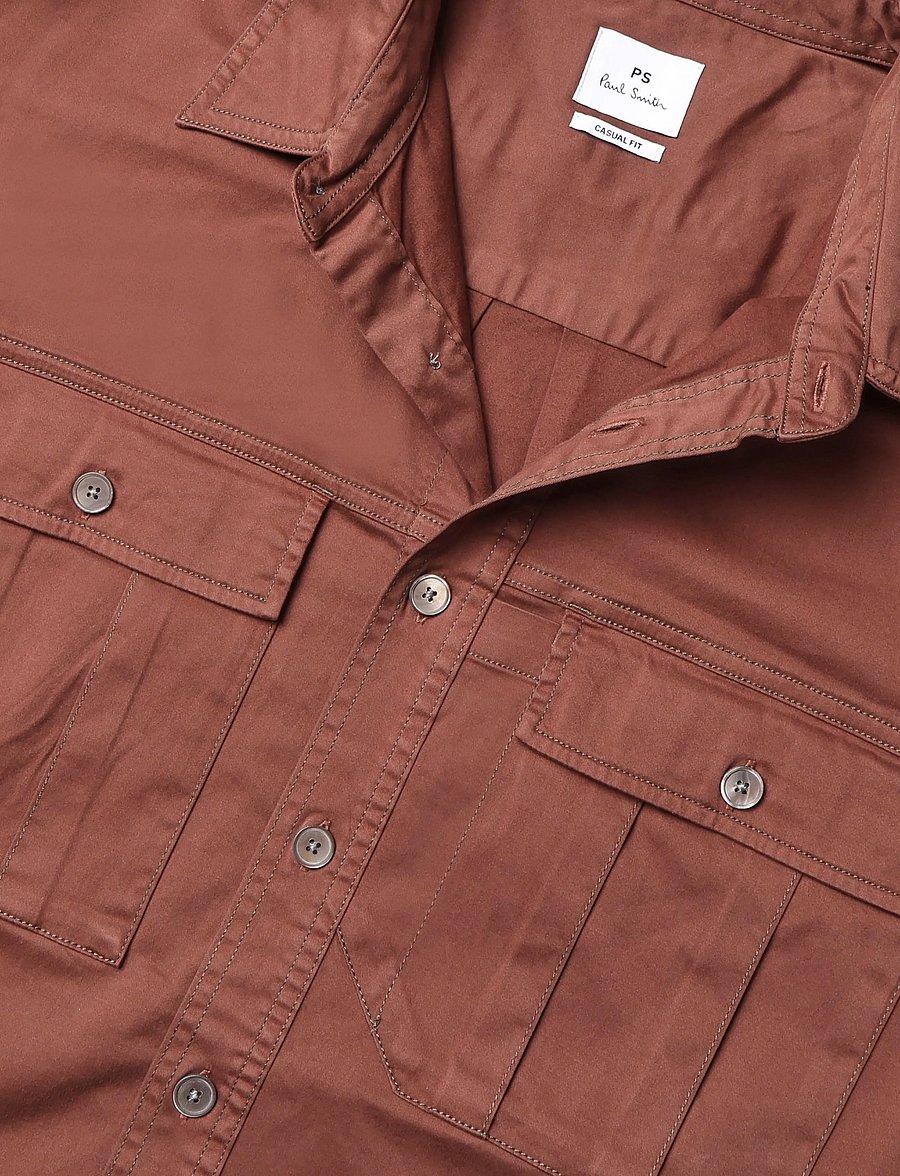 PS Paul Smith - MENS LS CASUAL FIT SHIRT - casual hemden - 28_burgundy/ borde - 2