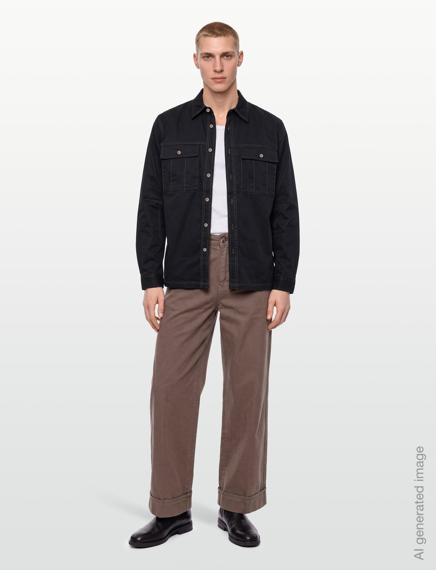 PS Paul Smith - MENS LS CASUAL FIT SHIRT - casual shirts - 49_very dark navy - 0