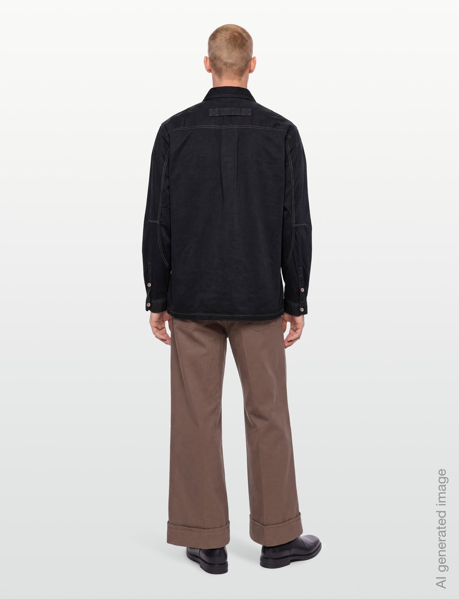 PS Paul Smith - MENS LS CASUAL FIT SHIRT - casual shirts - 49_very dark navy - 4
