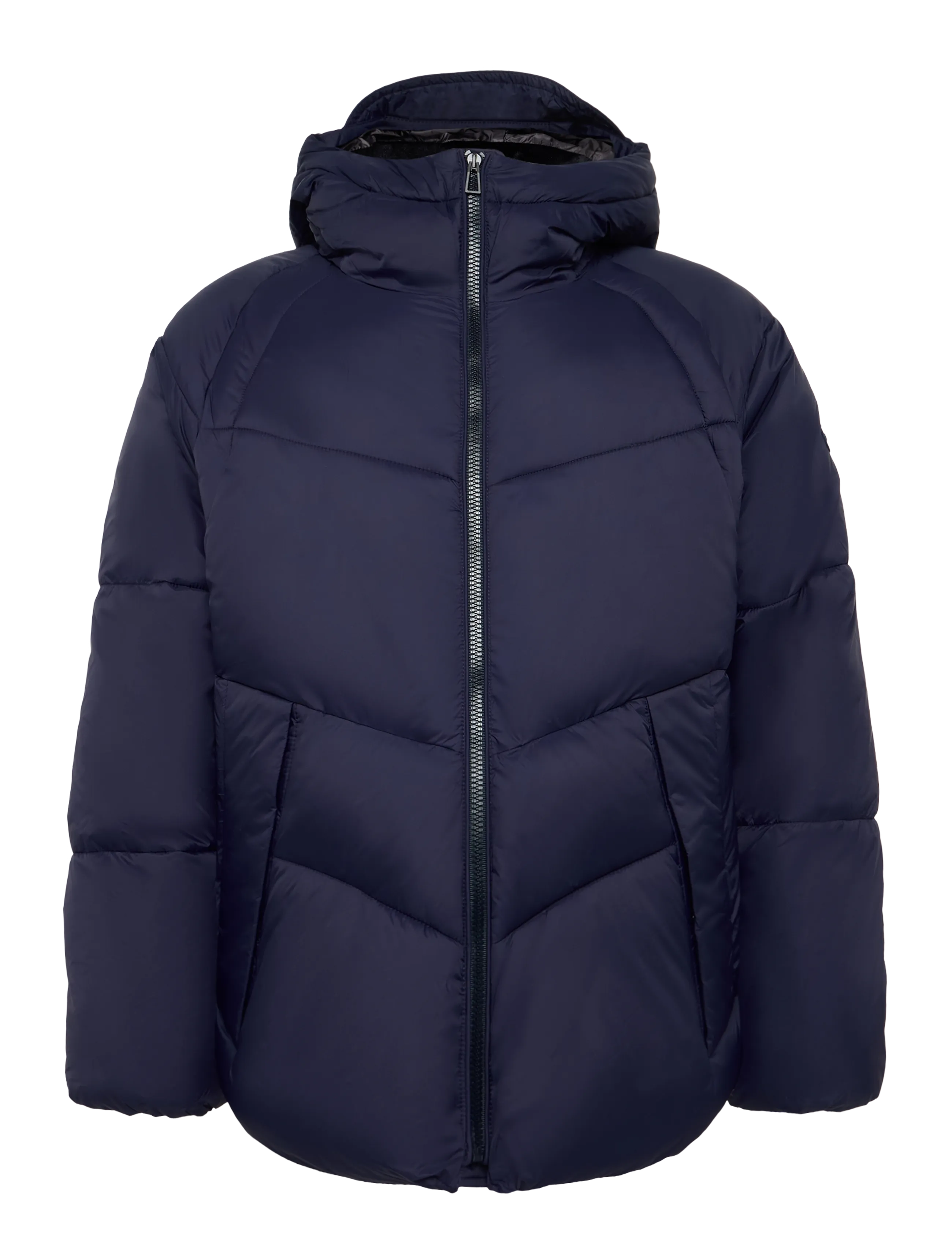 PS Paul Smith Mens Raglan Puffa Coat, Herren, Kapuzen Steppmantel, Marineblau, Gr.S