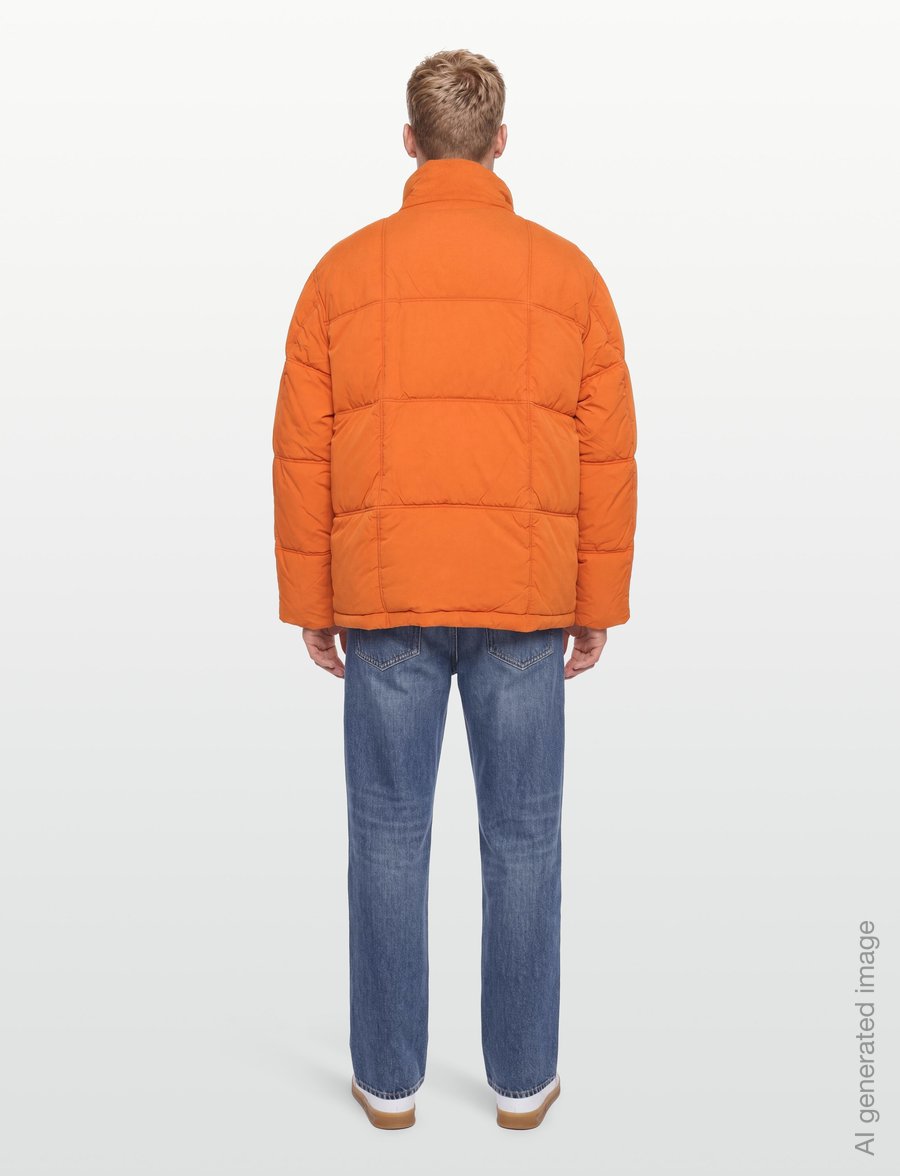 PS Paul Smith - MENS FIBRE DOWN JACKET - rudeninės striukės - dark orange - 4