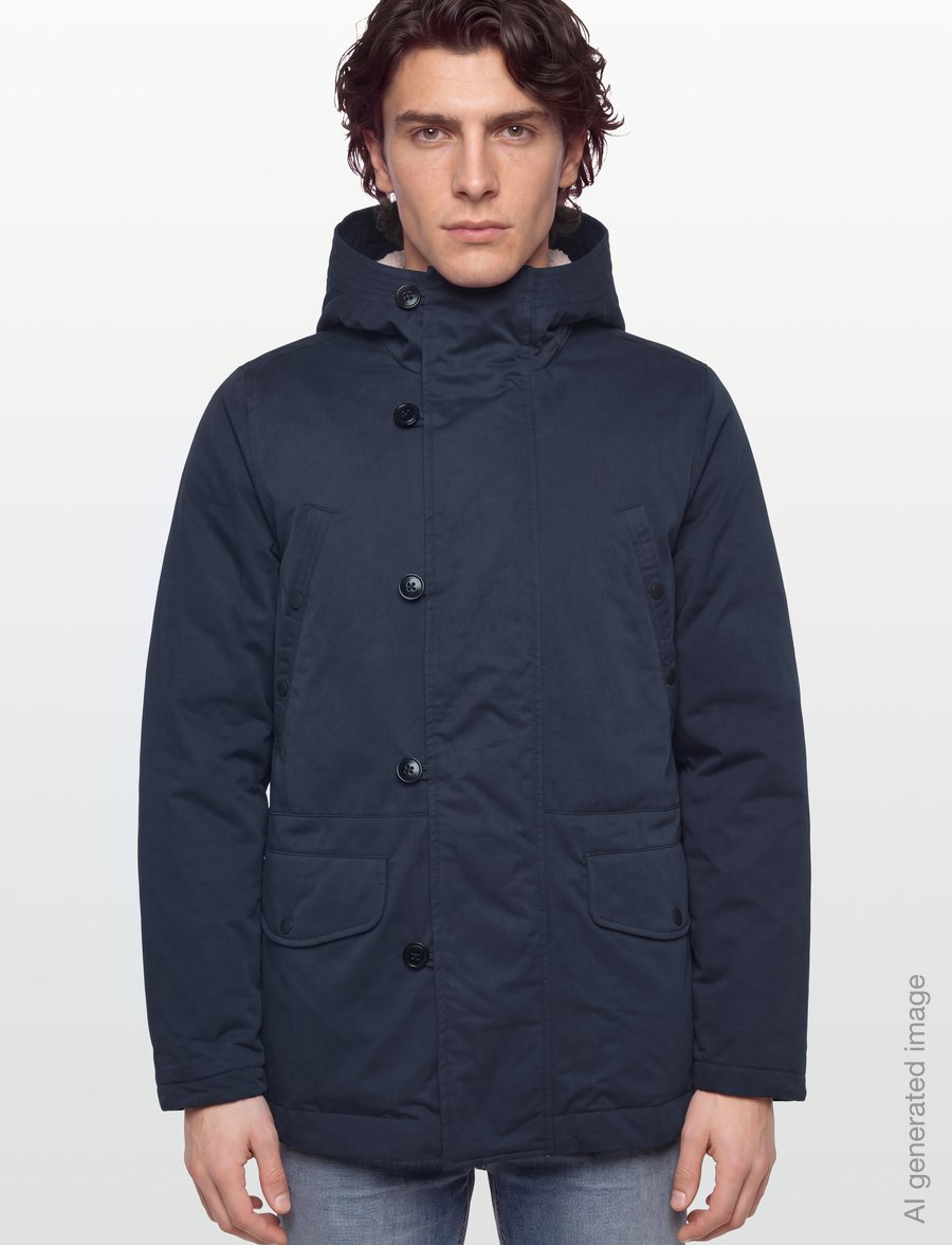 PS Paul Smith - MENS PADDED PARKA - ziemas jakas - inky blue - 3