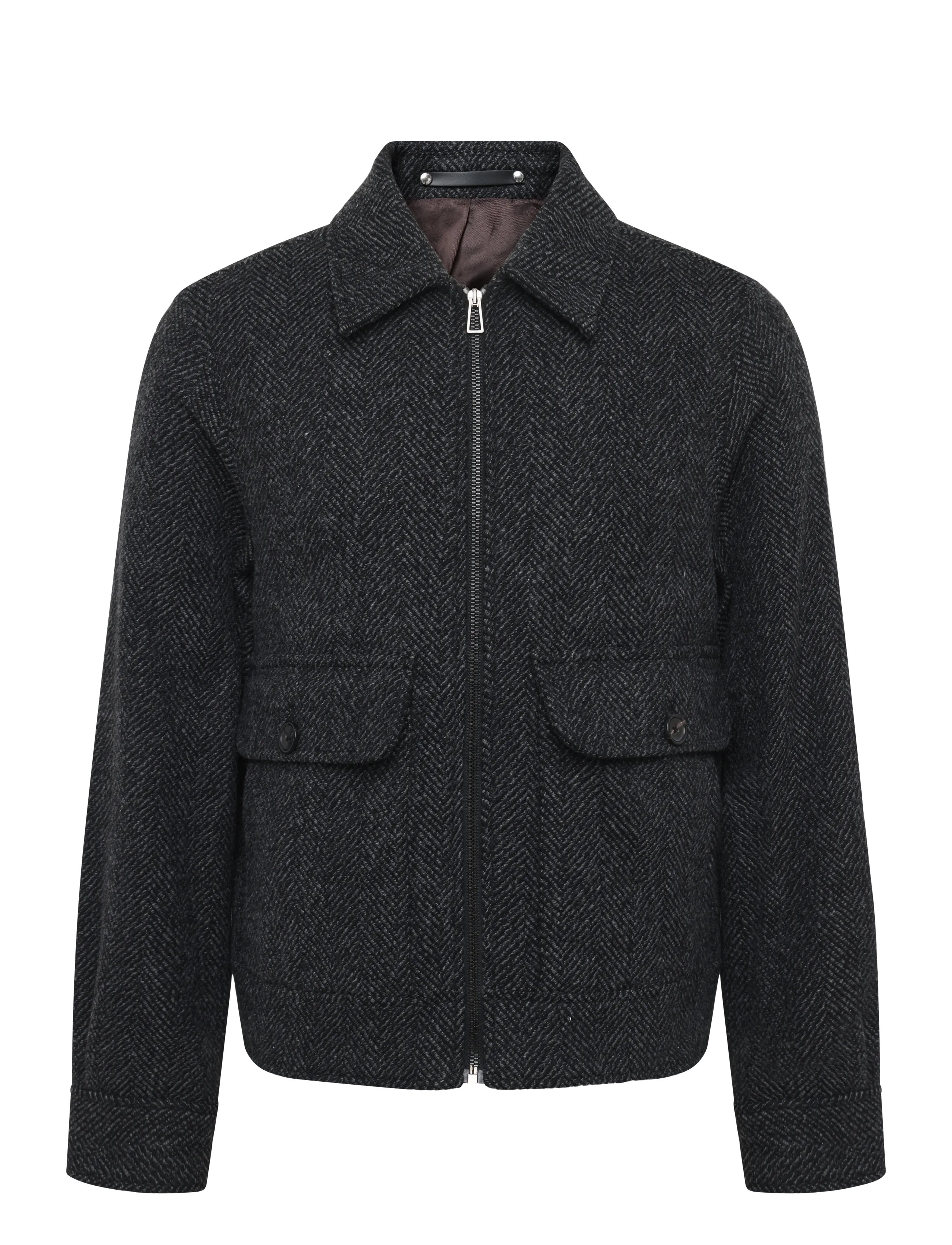 PS Paul Smith Mens Harrington Jkt, Herren, Harrington Jacke, Schwarz, Gr.M