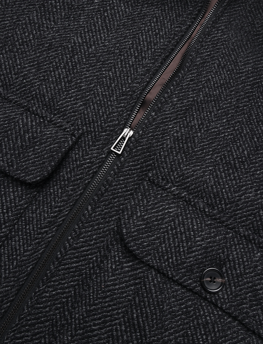 PS Paul Smith - MENS HARRINGTON JKT - herbstjacken - black melange - 3