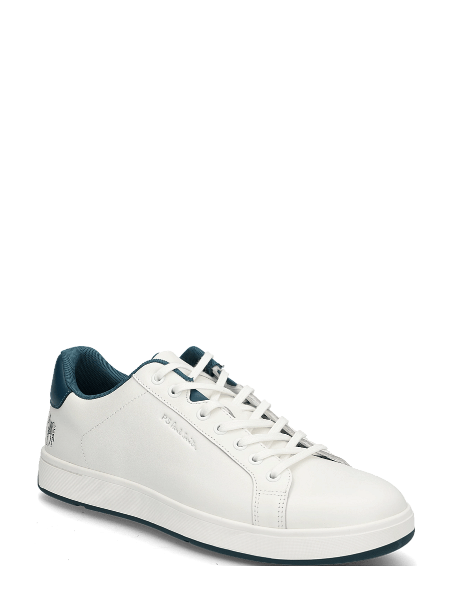 PS Paul Smith - MENS SHOE ALBANY WHITE TURQUOISE SPOILER - madala säärega - 01_white - 0