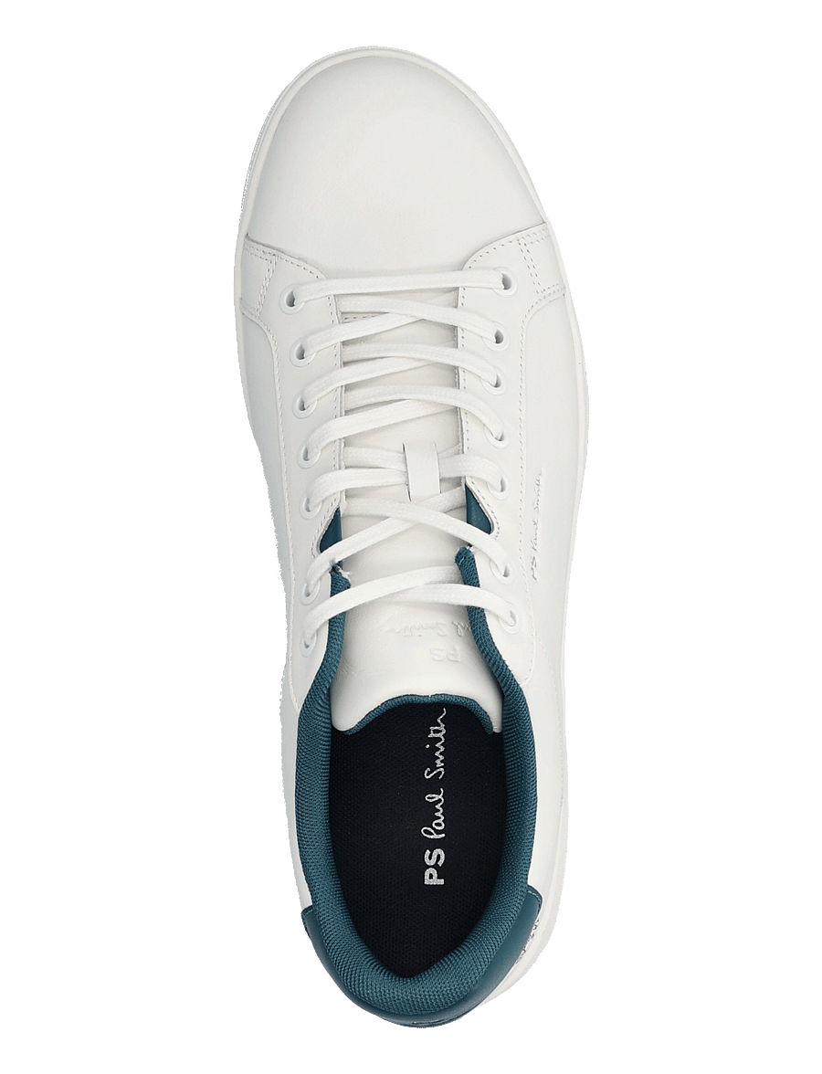 PS Paul Smith - MENS SHOE ALBANY WHITE TURQUOISE SPOILER - madala säärega - 01_white - 3