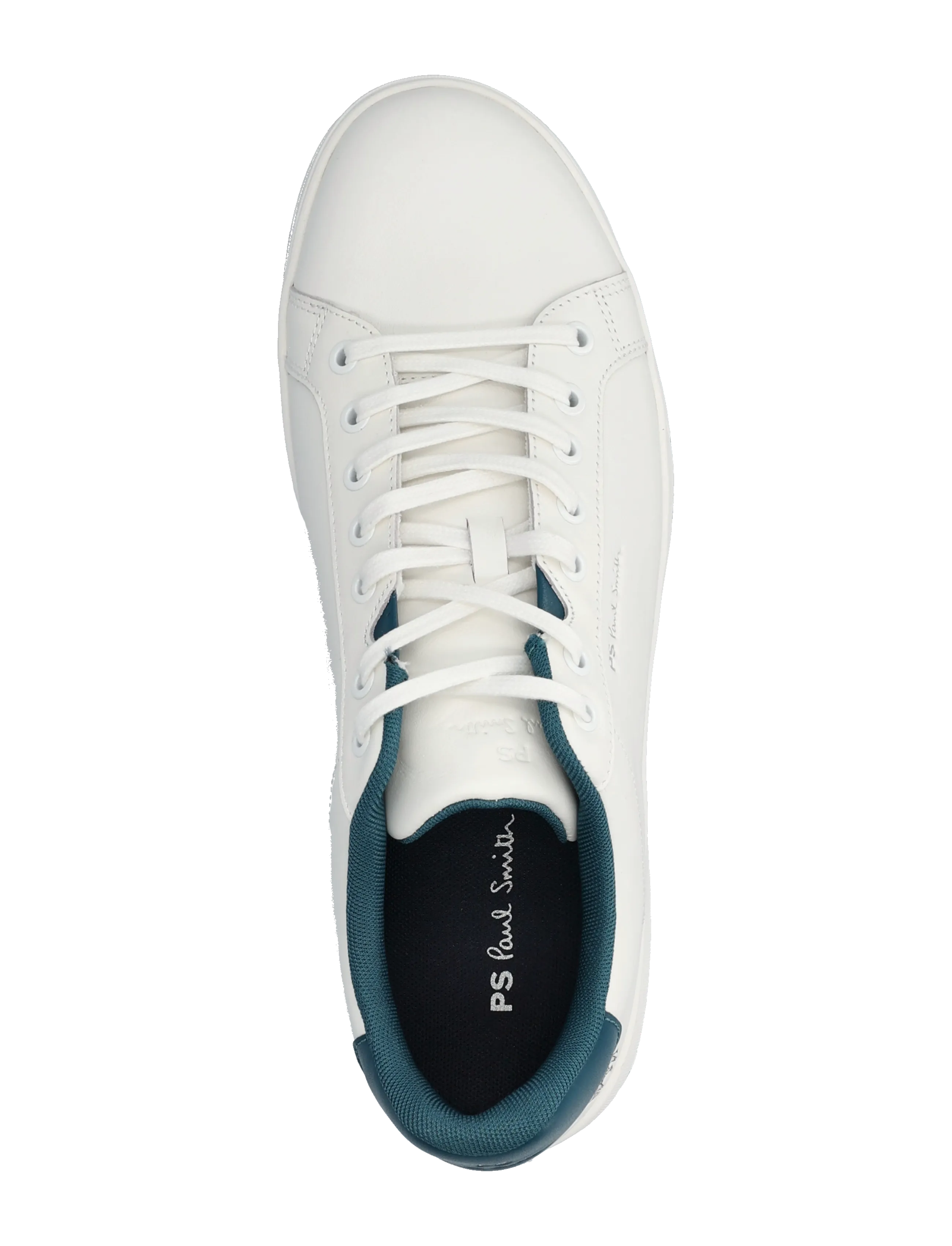 PS Paul Smith - MENS SHOE ALBANY WHITE TURQUOISE SPOILER - shop etter anledning - white - 3
