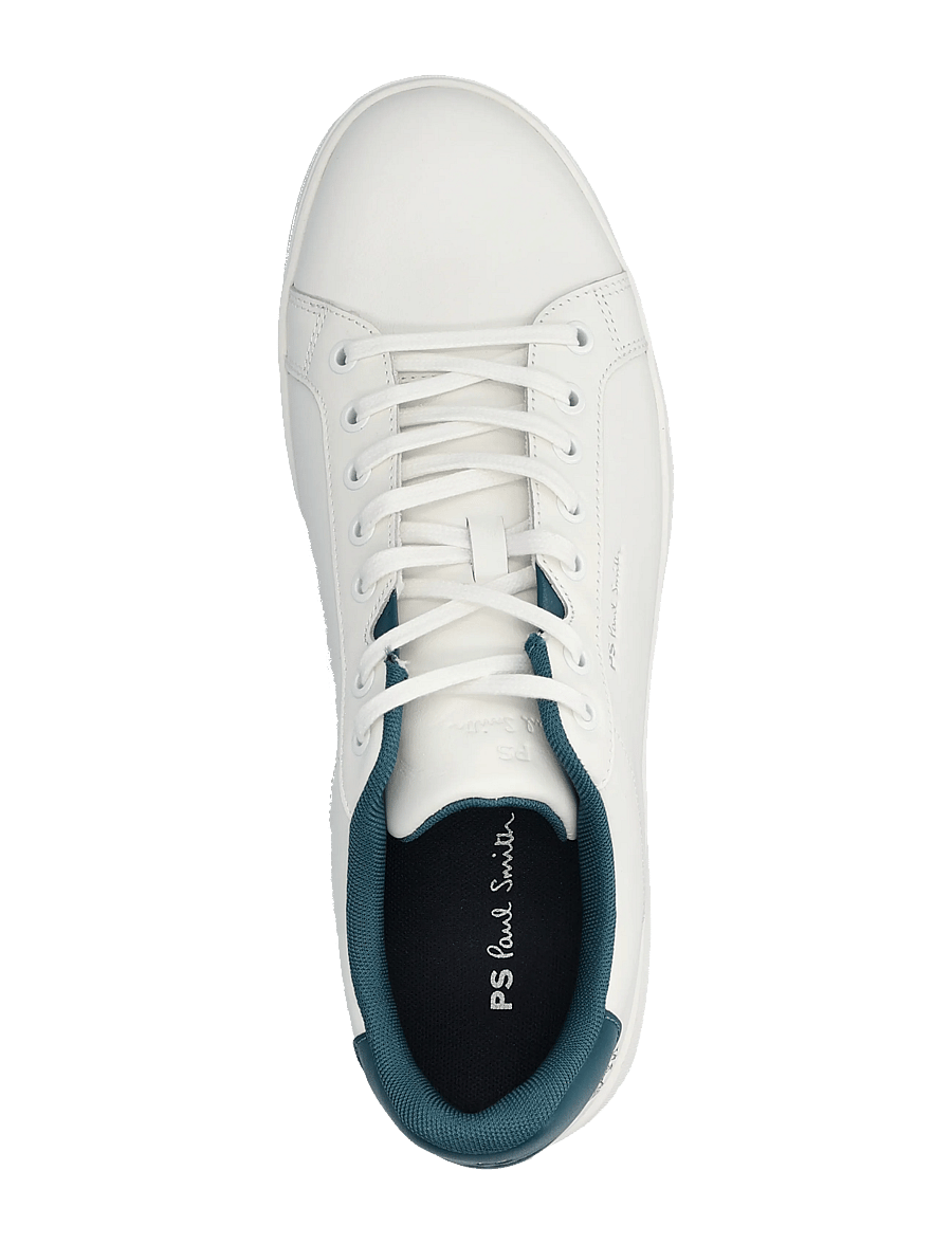 PS Paul Smith - MENS SHOE ALBANY WHITE TURQUOISE SPOILER - shop etter anledning - white - 3